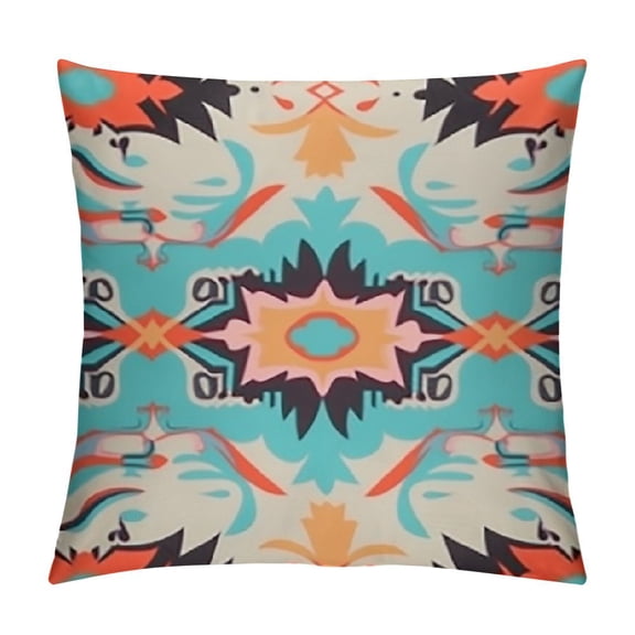 COMIO Throw Pillow Covers Set of ,Southwestern American Native Pattern Pillow Covers Decorative Soft Pillow Cushion Case for Sofa Couch Bed Home Car Decoration