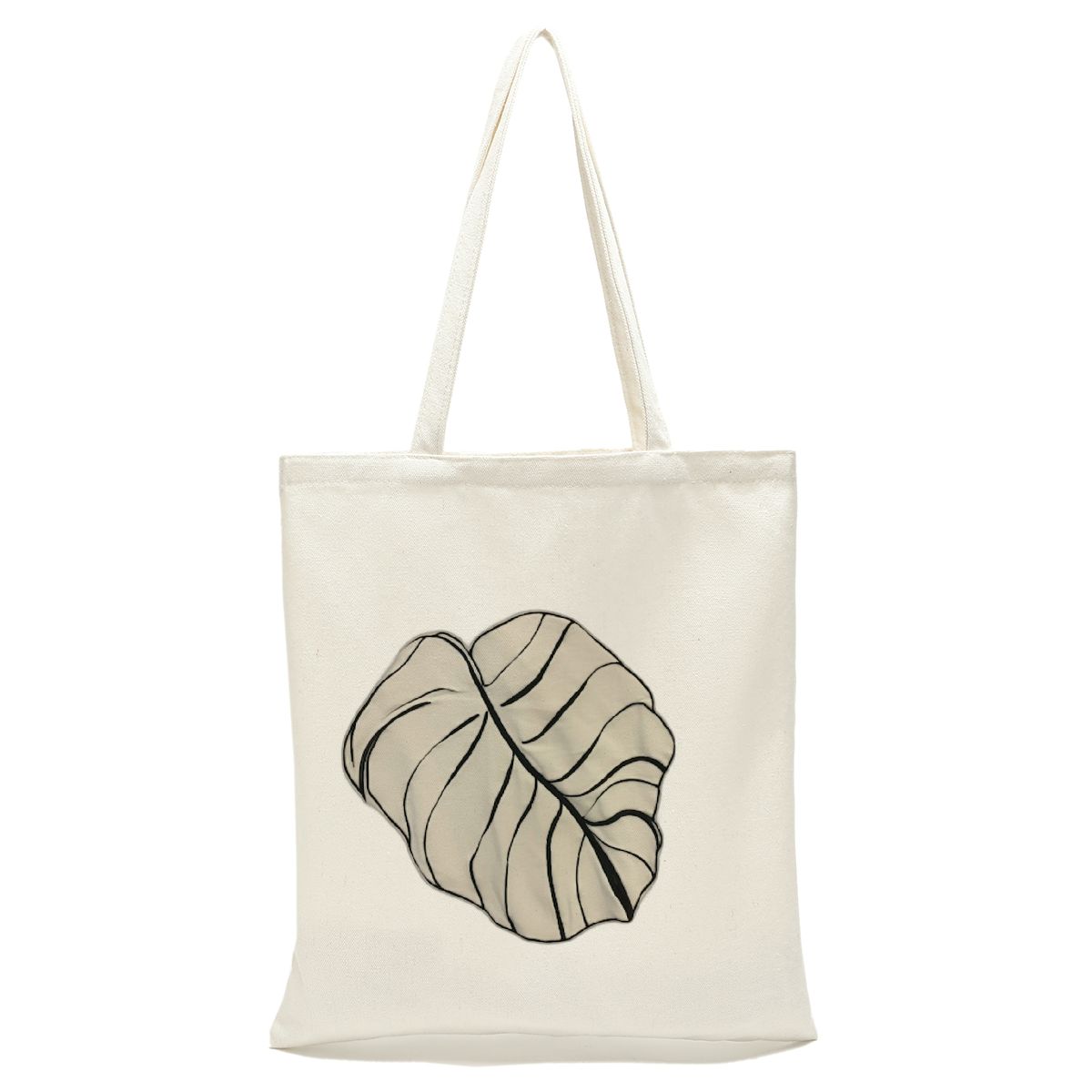 Cute Cat Canvas Tote Bag For Women - Reusable Shopping & Grocery Bag, Aesthetic Gift Bag In White