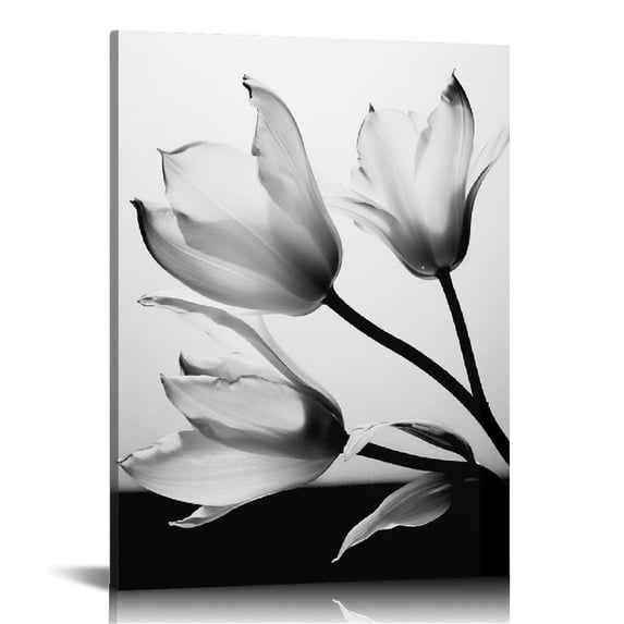 COMIO 'Translucent Tulips II' by Debra Van Swearingen, Canvas Wall Art,