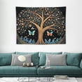 thumbnail image 1 of COMIO  Tree of Life Tapastry Butterfly Moon Flower Boho Floral Plant Tapestries for Bedroom Aesthetic's Wall Hanging Mandala Botanical Tapestry for Living Room Dorm, 1 of 7