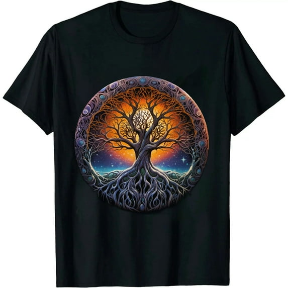 COMIO Tree Of Life Yoga Zen Namaste Meditation T-Shirt