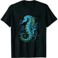 thumbnail image 1 of COMIO Tribal Seahorse Shirt - Seahorse Lovers Shirt - Seahorse T-Shirt, 1 of 3