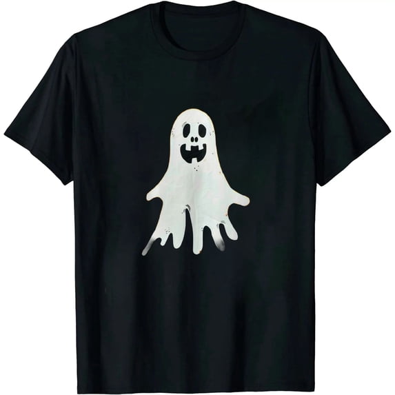 COMIO Trick Or Treat Halloween Ghost T-Shirt