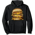 thumbnail image 1 of COMIO Triple Cheeseburger Pullover Hoodie, 1 of 3