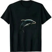 COMIO Tropical Nature Pattern Exotic Summer Vacation Whale Orca T-Shirt
