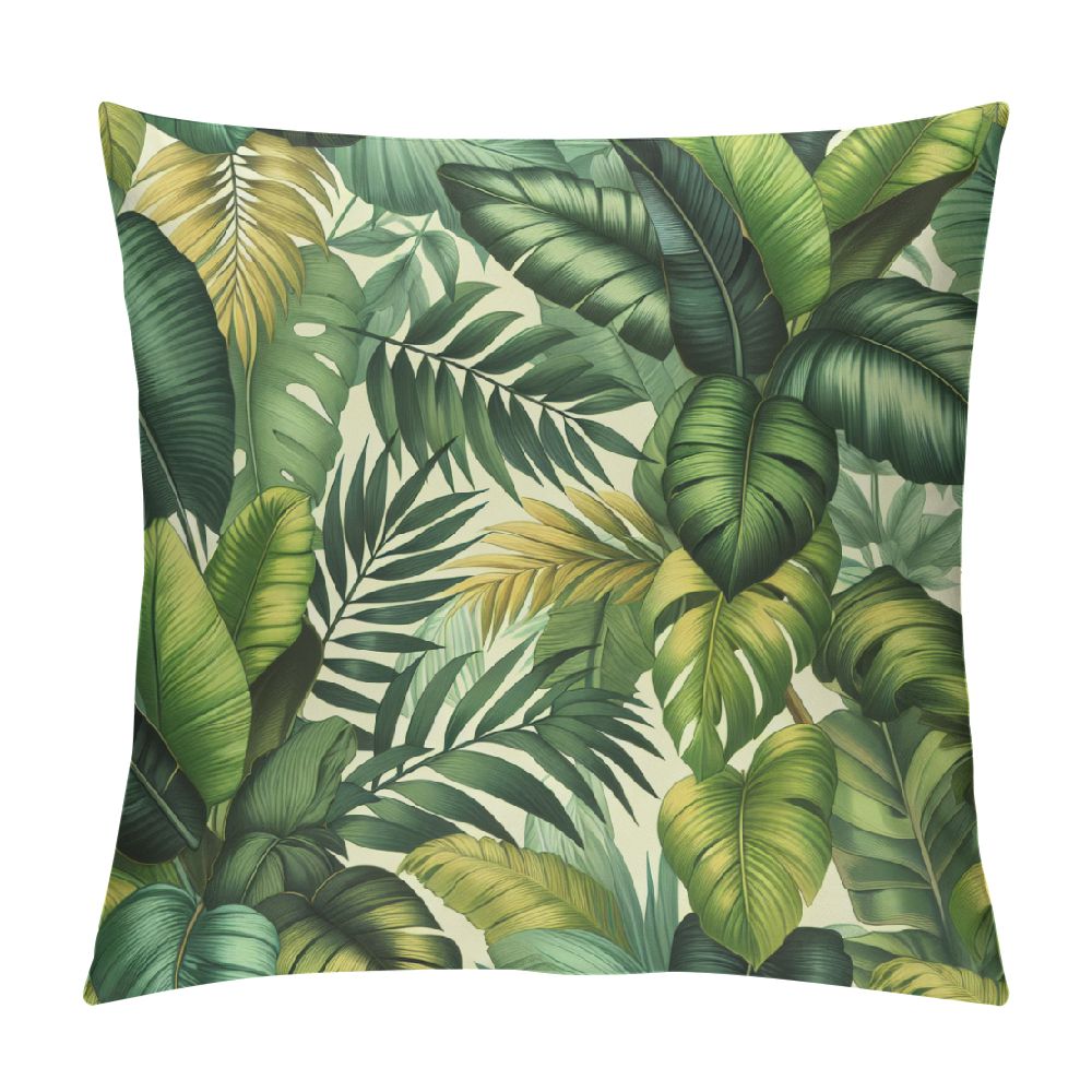 Coussin Déco Nautica - Motif Palm Leaves - Occasion