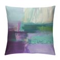 thumbnail image 1 of COMIO  Turquoise and Purple Abstract Art Pillow Cover, Modern Gray Home Decorative Throw Pillows Covers Cushion Cover for Bedroom Sofa Living Room, 1 of 5
