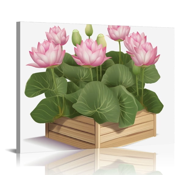 COMIO Unframed Canvas Prints Succulents Cactus Canvas Wall Art Art Print Green Plant Wall Art Succulents Cactus Picture Print Paintings for Bathroom Living Room Bedroom Kitchen