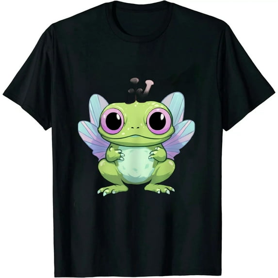 COMIO UwU Meme Cottagecore Aesthetic Cute Fairy Frog Mushroom T-Shirt