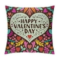 thumbnail image 1 of COMIO Valentines Day Pillow Covers Valentines Day Decor for Home Red Polka Dots Love Heart Gnomes Happy Valentine Pillows Decorative Throw Pillows Valentines Day Decorations, 1 of 5