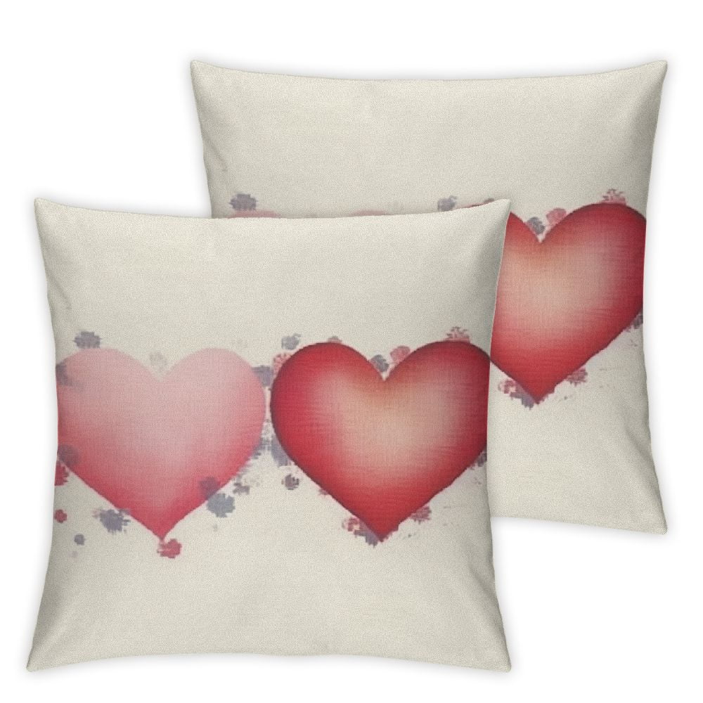 COMIO Valentines Day Pillow Covers Pink Heart Love Valentines Day
