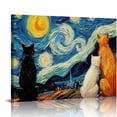 thumbnail image 1 of COMIO  Van Gogh Wall work, Van Gogh Canvas Wall Decor, Van Gogh Prints Cats Poster, Famous Paintings Wall Cat Picture Print Canvas Paintings Wall Decor Van Gogh Poster, 1 of 4