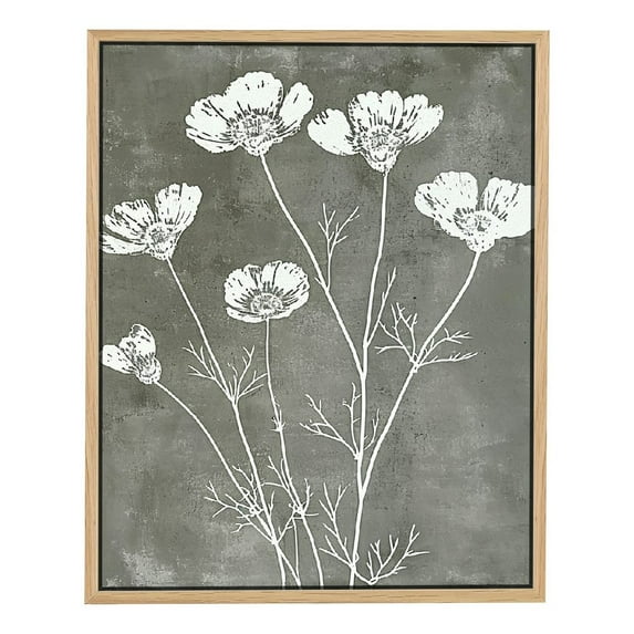COMIO Vintage Botanical Wall Art Framed Boho Wall Decor Wooded Minimalist Plant Print Modern Rustic Farmhouse Home Kitchen