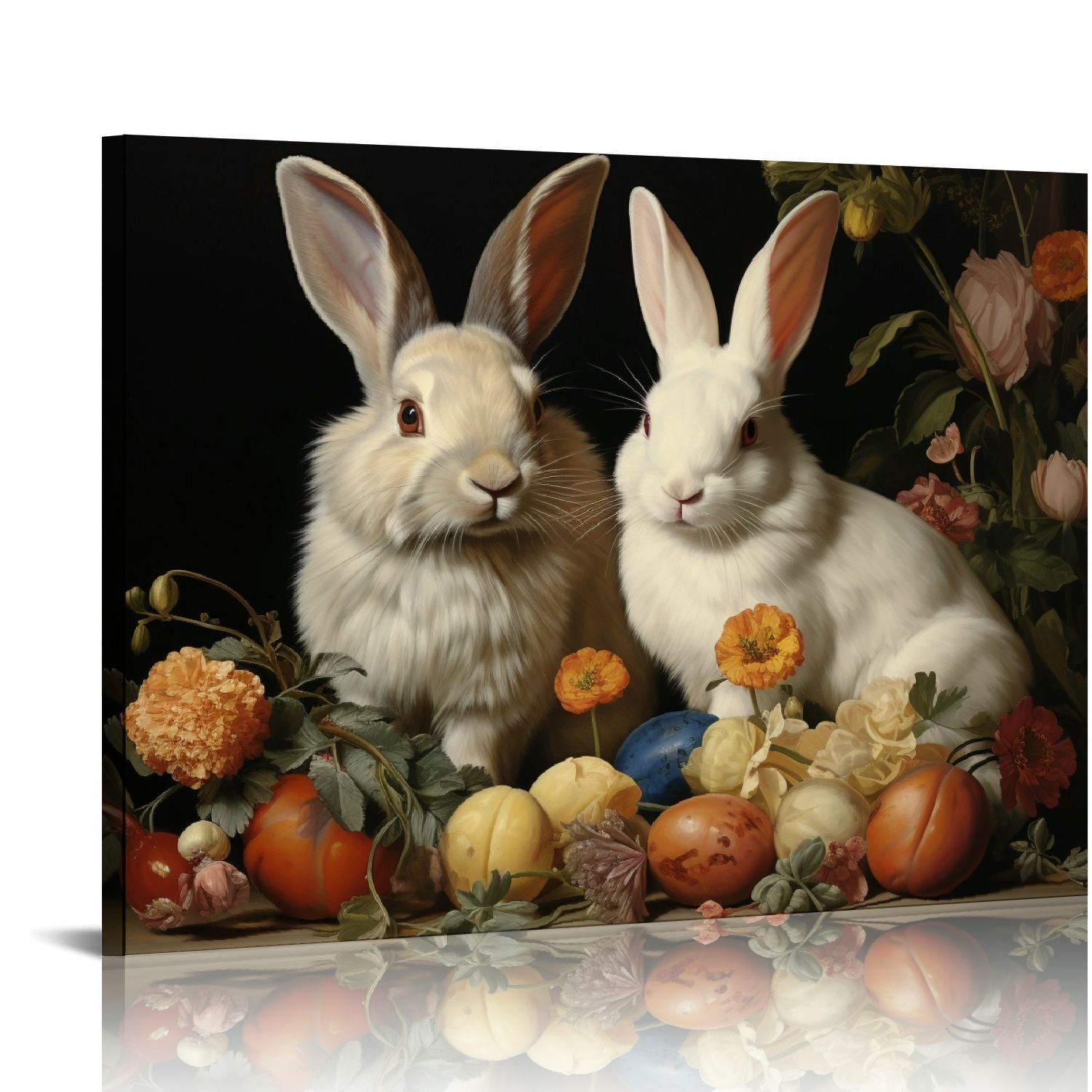 COMIO Vintage Bunny poster Animal poster Painting Canvas Wall Posters ...