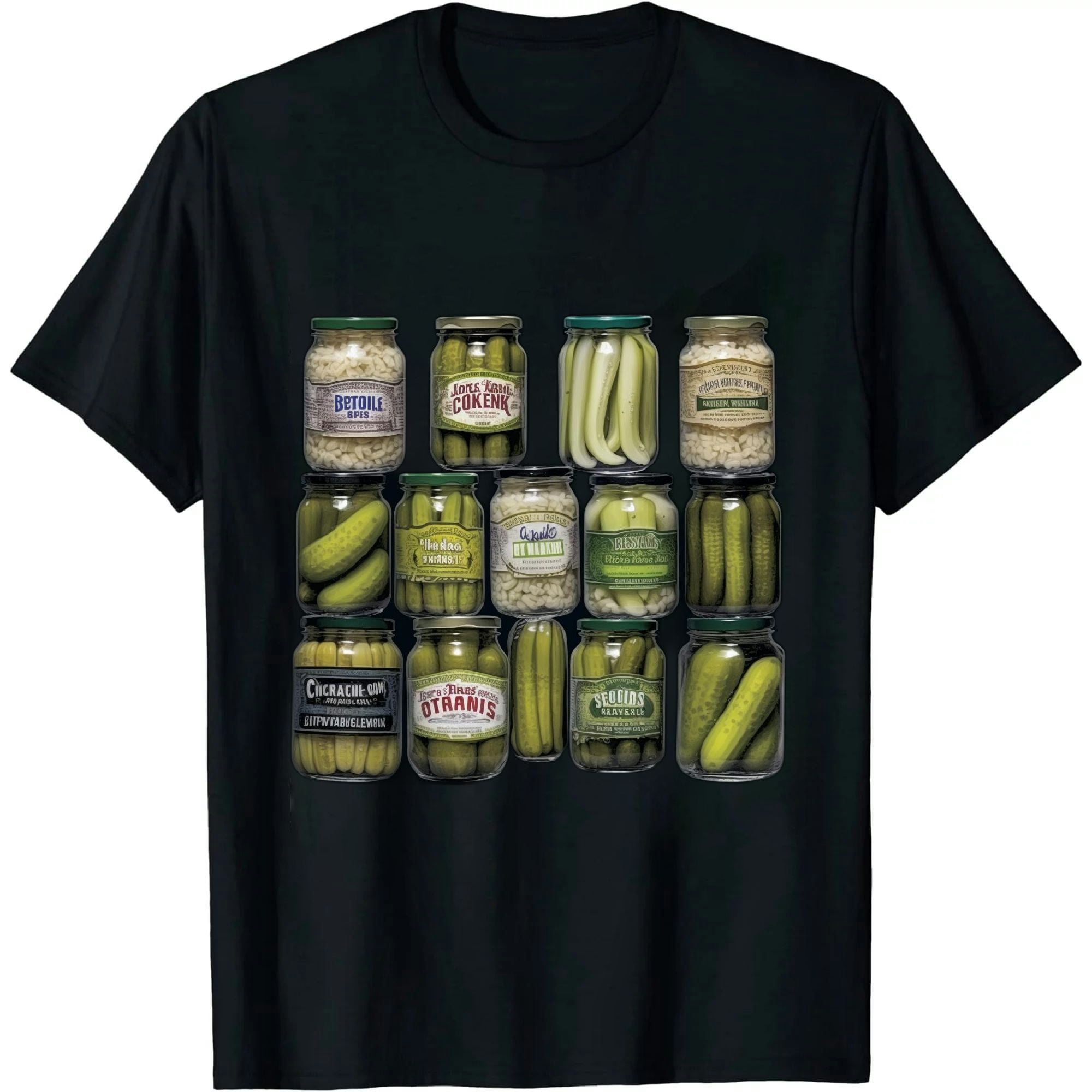 COMIO Vintage Canned Pickles Funny Pickle Lovers T-Shirt - Walmart.com
