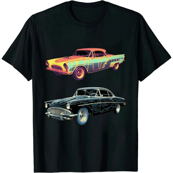 COMIO Vintage Cars - 80s & 90s Graphic Retro T-Shirt