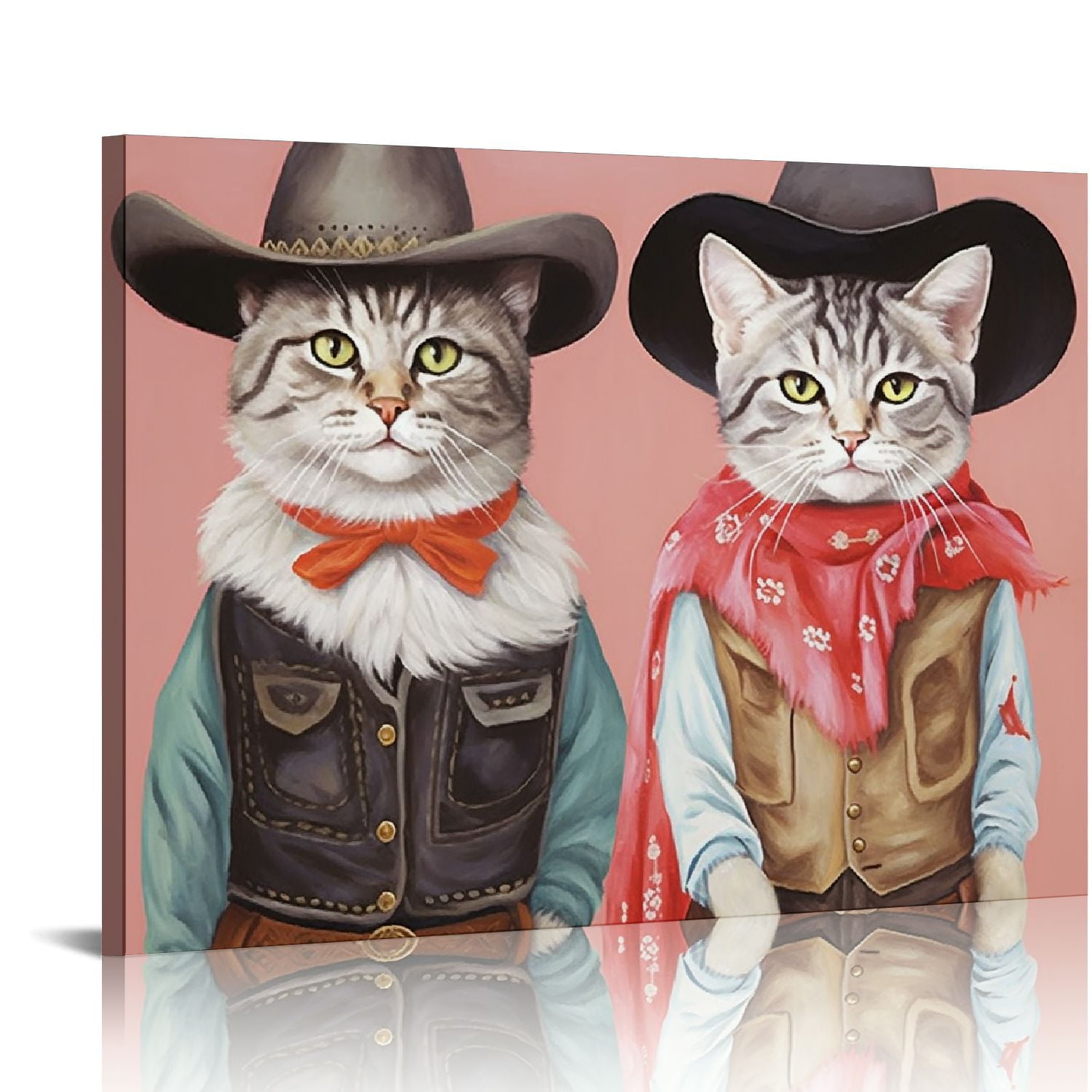 Cat with a hat on top