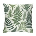 thumbnail image 1 of COMIO Vintage Leaves Pillow Covers Throw Pillow Covers Leaves Decorative Pillow Case Modern Home Decor for Sofa Couch Bed White, 1 of 5