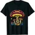 thumbnail image 1 of COMIO Vintage Mushroom Retro Mushroom Mycology T-Shirt, 1 of 3