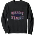 thumbnail image 1 of COMIO Vintage Retro Funny Mustache Respect the Stache Mustache Sweatshirt, 1 of 3
