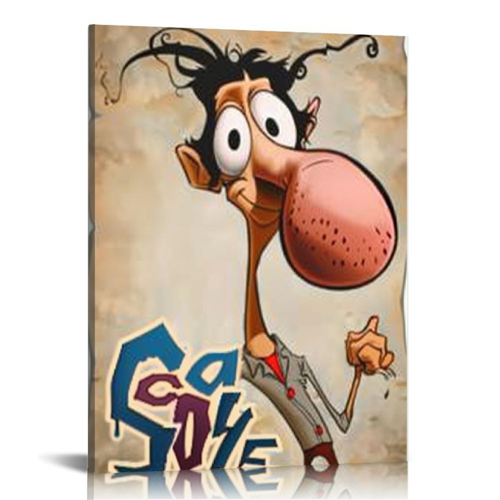 Ren Signboard COMIO Vintage Signs Ren And Stimpy TV Show 90s Kid Cartoon Gift Vintage ...