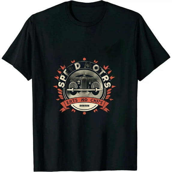 COMIO Vintage Speed Motor T-shirt (distressed shirts women & men)