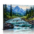 thumbnail image 1 of COMIO Vintage Wall Decor - Rustic Wall Art, Rustic Gallery Wall Print, Vintage Art Prints, French Country Nature Landscape Painting, Moody Vintage Poster Picture for Bedroom (UNFRAMED), 1 of 4
