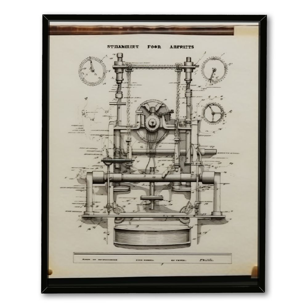 COMIO Vintage Wine Wall Art - Wine Decor for Kitchen Wall - Wine Poster