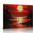 thumbnail image 1 of COMIO Wabi,Sabi Art, Sea Sunrise Painting, Winter Morning Impression, Minimalist Painting, Living Room Wall Decor, Niche Artwork, Canvas Prints, Art Decor, 1 of 4