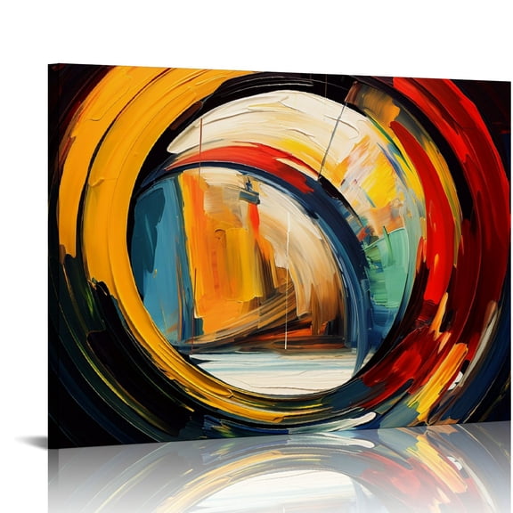 COMIO  Wall Art Bedroom Black and White Canvas Artwork for Walls Modern Abstract Graffiti Gold Wall Decor Home Decorations for Living Room Dining Room Office