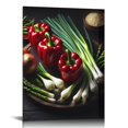 thumbnail image 1 of YANMS Wall Art Color Healthy Eating of A Full of Fresh Vegetables Fruit and Healthy Foods Painting Pictures Print On Canvas Fruit The Picture for Home Modern Decoration, 1 of 5