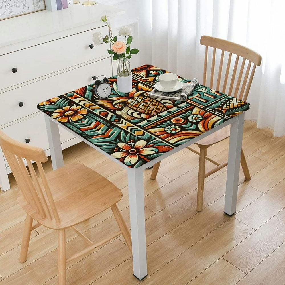 COMIO Washable for Home Kitchen Outdoor Decoration Square Tablecloth