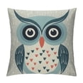 thumbnail image 1 of COMIO  Watercolor Green Owl Spring Summer Fall Y'all Autumn Home Sofa Chair Bed Decoration Lumbar Pillowcase Decorative Throw Pillow Cover Case, 1 of 5
