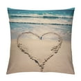thumbnail image 1 of COMIO  Waterproof Summer Decorations Outdoor Throw Pillow Covers Starfish Shell Pillow Covers Square Cushion Case Garden Pillowcase for Patio Furniture Couch Tent, 1 of 5