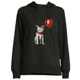 thumbnail image 1 of COMIO We All MEOW Down Here Clown Cat Kitten Hoodie Sweatshirt, 1 of 4