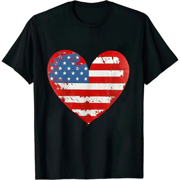 COMIO We The People 1776 Shirts for Women 4th of July T-Shirts American Flag Tee Patriotic Graphic Shirt Tops