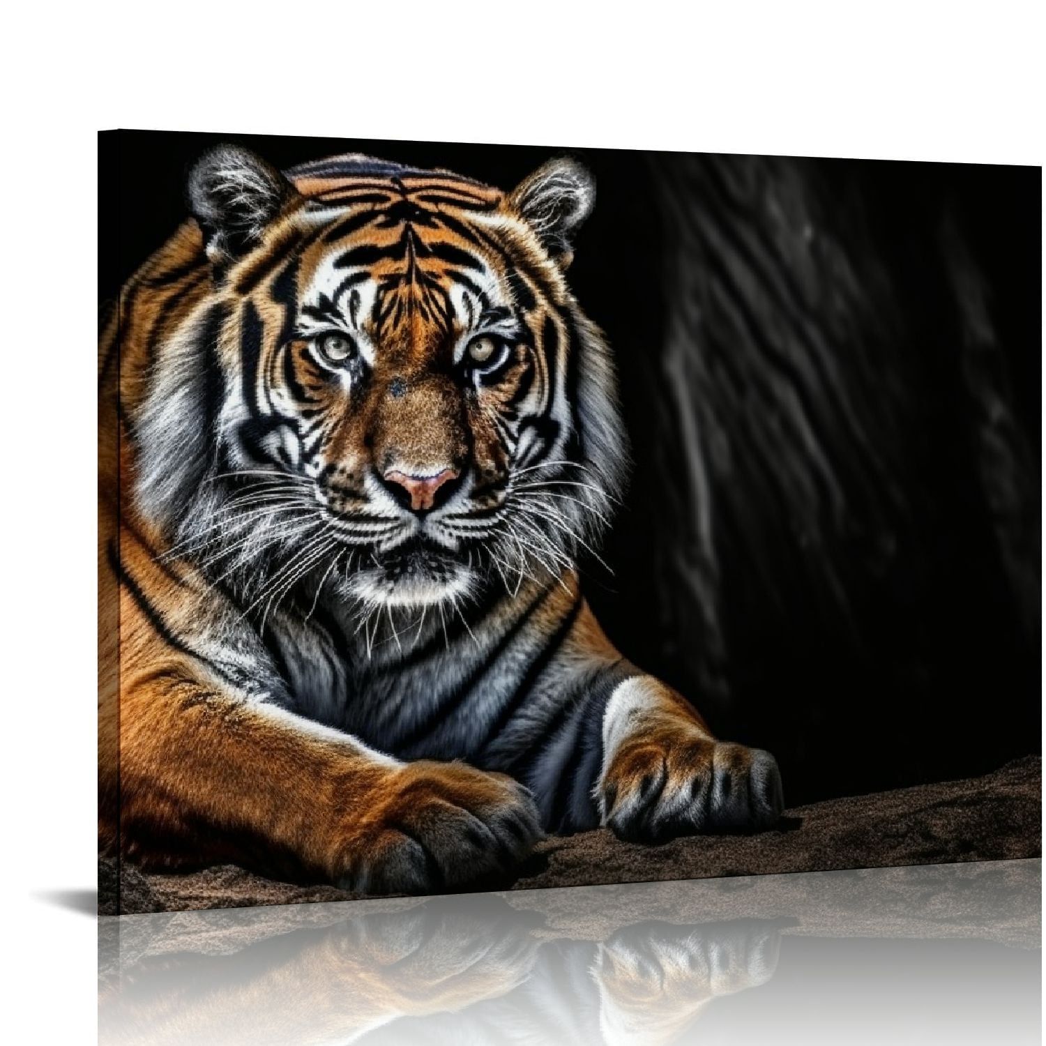 Tiger Leopard Poster Canvas Painting – Warm Fuzzy