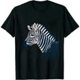 thumbnail image 1 of COMIO Wild Animal Pattern Giraffe Wolf Leopard Animal Print T-Shirt, 1 of 3