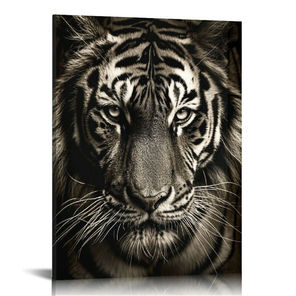 COMIO Wild Animals Canvas Wall Art Tiger Paintings Poster Wildlife