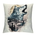 thumbnail image 1 of COMIO  Wildlife Animal Bear Fox Elk Wolf Forest Decorative Throw Pillow Covers, Wildlife Gifts for Women Men Boys, Forest Woodland Adventure Pillow Cases  RV Bed Sofa Decor, 1 of 5