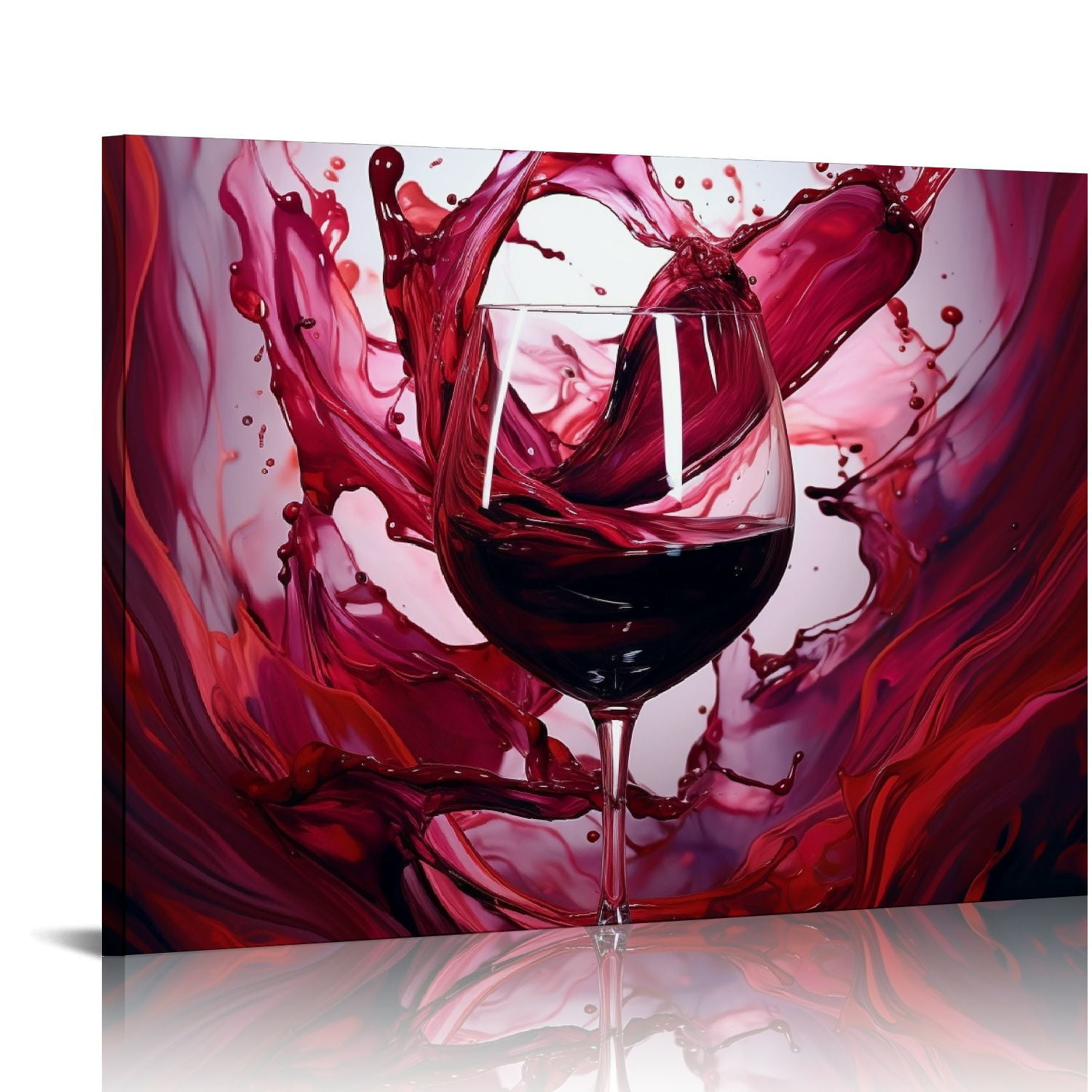 COMIO Wine Wall Decor for Kitchen Modern Kitchen Wall Art Dinning Room