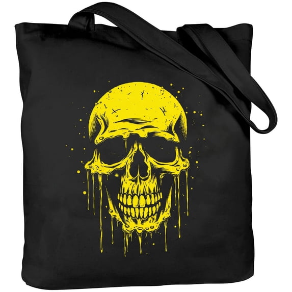COMIO Women's Large Capacity Shoulder Bag Skull Yellow Teeth,It Is A Versatile Storage Bag That Can Be Used For Multiple Purposes,It Is A Versatile Storage Bag That Can Be Used For Multiple Purposes