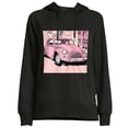 thumbnail image 1 of COMIO  Women's Letter Graphic Print Long Sleeve Drawstring Hoodie Sweatshirt, 1 of 4