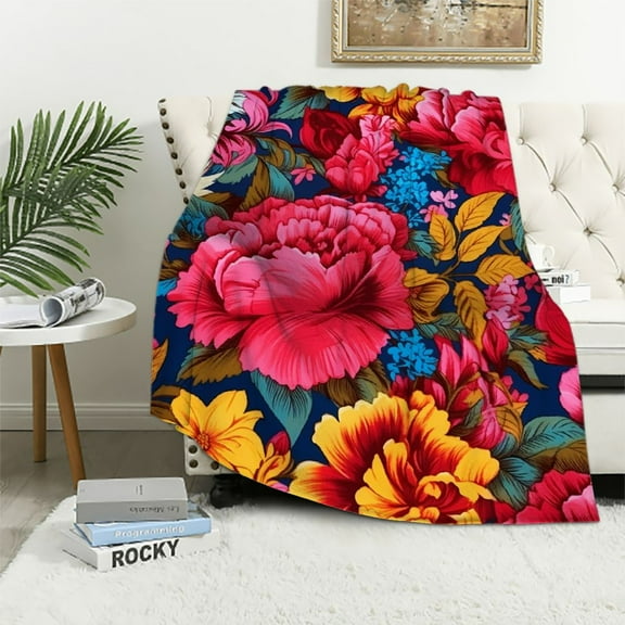 COMIO Women's, Plush Throw Blanket