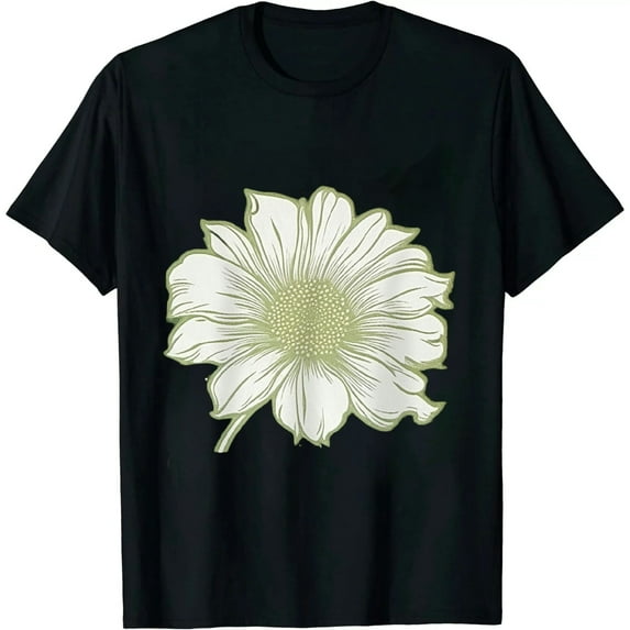 COMIO Women's Summer Sunflower T Shirt Cute Flower Graphic Loose Tees Crew Neck Short Sleeve Casual Tops