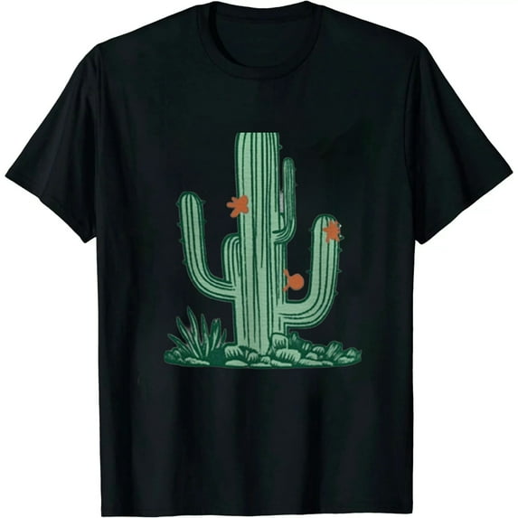 COMIO Womens Go Climb A Cactus Tshirt Funny Prickly Dessert Plant Graphic Novelty Tee