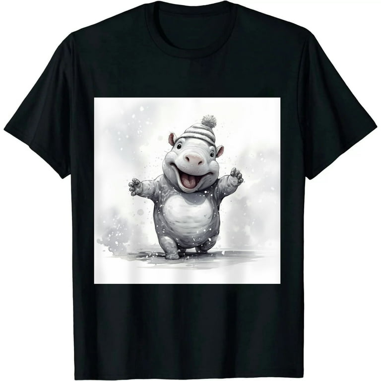 I Want A Hippopotamus For Christmas Xmas Hippo For Kid Women T-Shirt I Want A Hippopotamus For Christmas Xmas Hippo For Kid Women T-Shirt