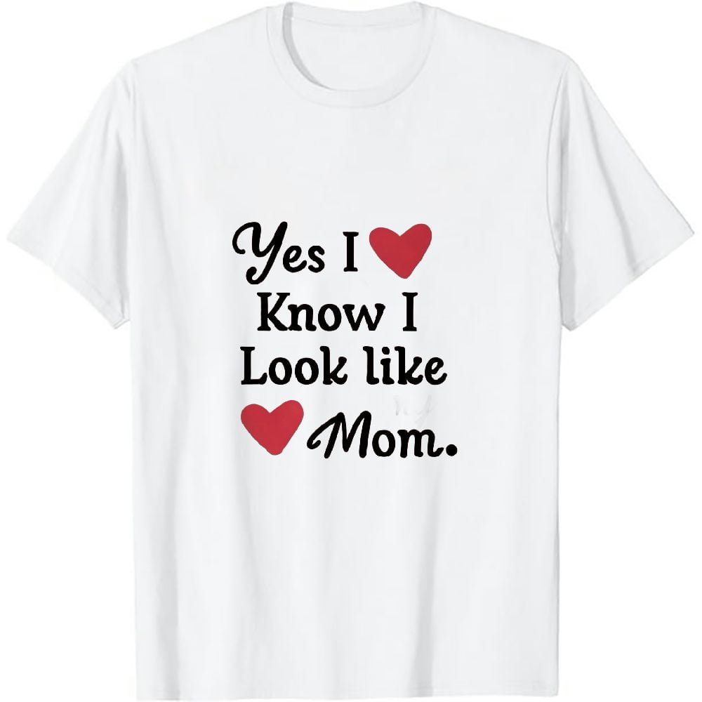 COMIO Yes I Know I Look Like My Mom Funny Mom Sayings For Daughter Sweatshirt