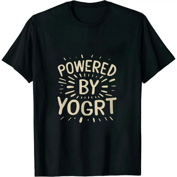 COMIO Yogurt Lover - Powered By Yogurt T-Shirt