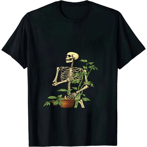 COMIO You Make Me Feel Alive Plant Skeleton Gardener Gardening T-Shirt